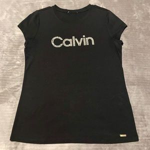 Calvin Klein Pearl Detail T-Shirt